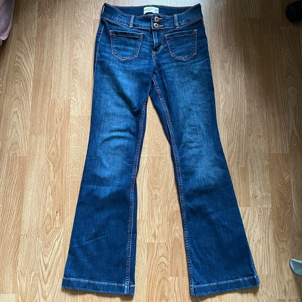 Abercrombie & fitch kids low rise bootcut